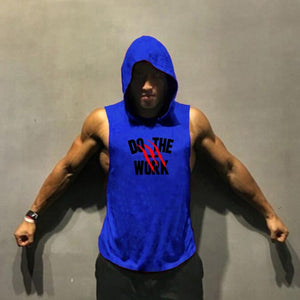 Muscleguys Brand clothing Bodybuilding hoodie Shirt Fitness Men Tank Top Muscle Vest Stringer Undershirt DO THE WORT TankTop