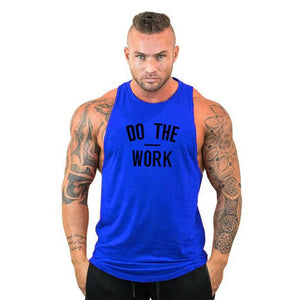 Muscleguys Brand clothing Bodybuilding hoodie Shirt Fitness Men Tank Top Muscle Vest Stringer Undershirt DO THE WORT TankTop