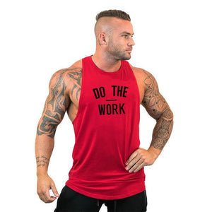 Muscleguys Brand clothing Bodybuilding hoodie Shirt Fitness Men Tank Top Muscle Vest Stringer Undershirt DO THE WORT TankTop