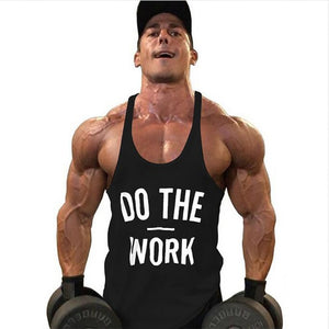 Muscleguys Brand clothing Bodybuilding hoodie Shirt Fitness Men Tank Top Muscle Vest Stringer Undershirt DO THE WORT TankTop