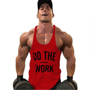 Muscleguys Brand clothing Bodybuilding hoodie Shirt Fitness Men Tank Top Muscle Vest Stringer Undershirt DO THE WORT TankTop