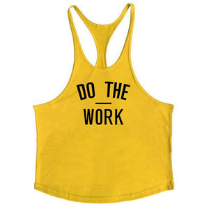 Muscleguys Brand clothing Bodybuilding hoodie Shirt Fitness Men Tank Top Muscle Vest Stringer Undershirt DO THE WORT TankTop