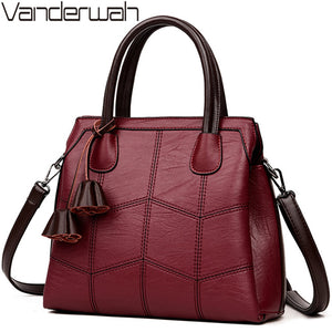 Sac A Main Genuine Leather Luxury Handbags Women Bags Designer Hand bags Women Shoulder Crossbody Messenger Bag 2019 Casual Tote