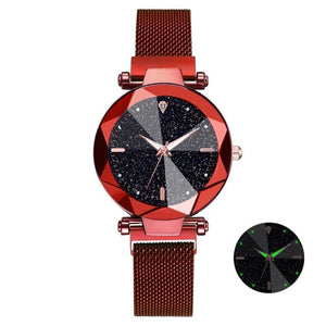 2019 Luxury Watch Women Starry Sky Design Quartz Watches For Women Mesh Magnet Casual Watches Relogio Feminino Ladies Clock