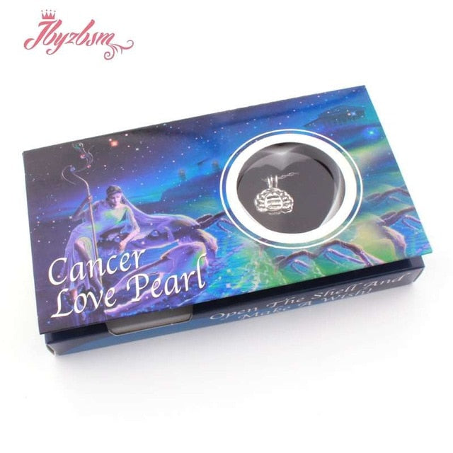 Natural Freshwater Pearl Wish Box Necklace Popular Cage Holder Natural Oyster Box DIY Jewelry Box Christmas For Woman Gift 1 Box