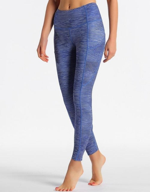 Monbeeph print leggings high waist pants Ankle-Length Pants 7/8 capris pants Pencil skinny Pants