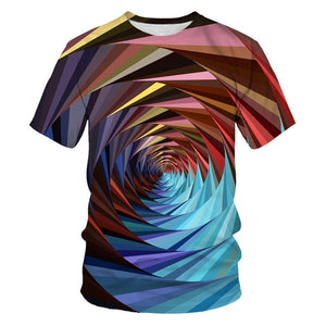 3D Print T Shirt Men 2019 Brand New Short Sleeve Tshirt Men Funny Harajuku Slim Fit T Shirts Hip Hop Streetwear Tee Shirt Homme