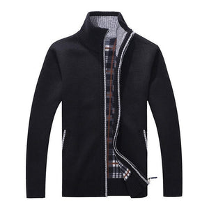 Mountainskin Men's Sweaters New Autumn Winter Warm Pullover Thick Cardigan Coats Mens Brand Clothing Male Casual Knitwear SA842