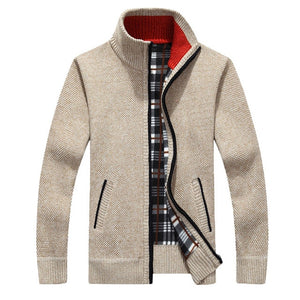 Mountainskin Men's Sweaters New Autumn Winter Warm Pullover Thick Cardigan Coats Mens Brand Clothing Male Casual Knitwear SA842