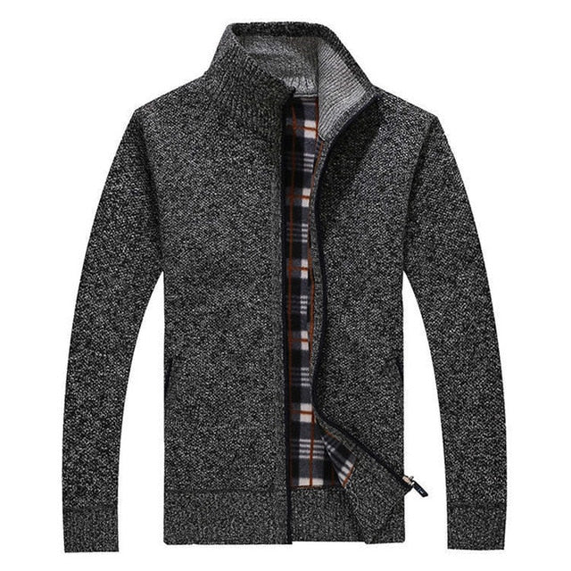 Mountainskin Men's Sweaters New Autumn Winter Warm Pullover Thick Cardigan Coats Mens Brand Clothing Male Casual Knitwear SA842