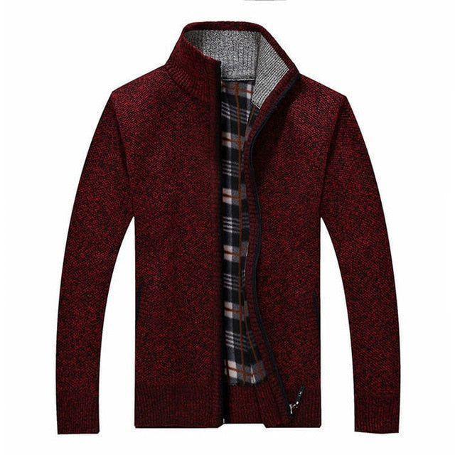 Mountainskin Men's Sweaters New Autumn Winter Warm Pullover Thick Cardigan Coats Mens Brand Clothing Male Casual Knitwear SA842