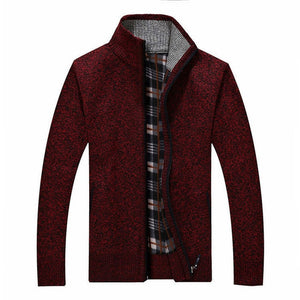 Mountainskin Men's Sweaters New Autumn Winter Warm Pullover Thick Cardigan Coats Mens Brand Clothing Male Casual Knitwear SA842