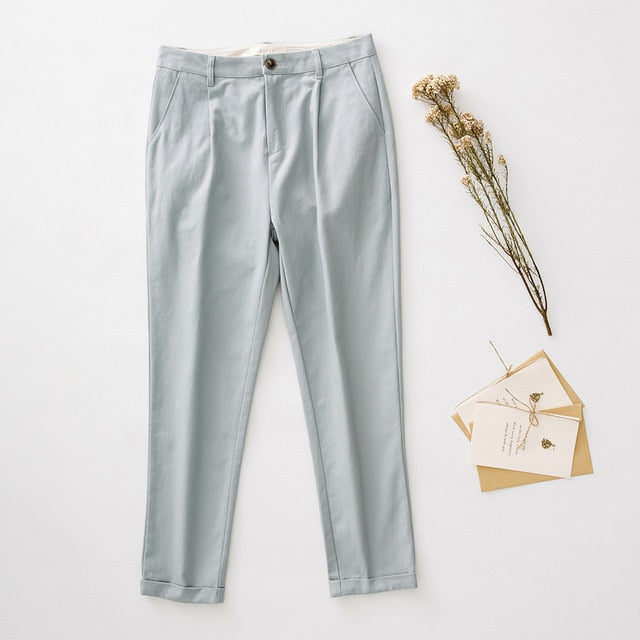 Metersbonwe Casual Harems Pants For Women Long Harems Trousers Woman High Quality Stretch Waist Office Lady Pants 753524