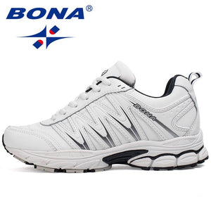 BONA 2019 New Designers Casual Shoes Men Style Cow Split Sneakers Male Lightweight  Outdoor Fashion Footwear Man Trendy Comfy