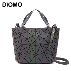 DIOMO sac a main femme luxury Luminous geometric bag 2019 ladies hand bag and messenger bag women fashion bucket bag female