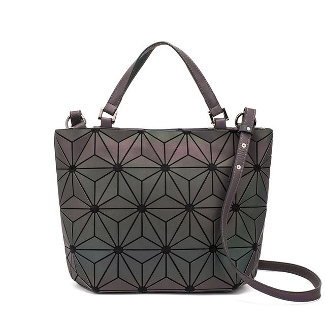 DIOMO sac a main femme luxury Luminous geometric bag 2019 ladies hand bag and messenger bag women fashion bucket bag female