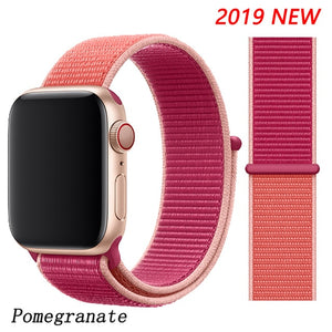 Strap For Apple Watch band 44mm/40mm Sport loop iwatch band 5 42mm 38mm correa pulseira apple watch 5 3 4 band nylon watchband