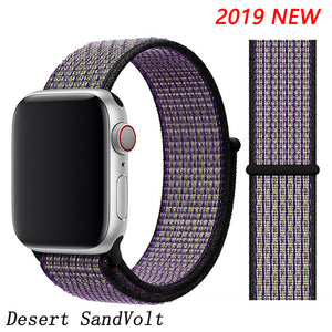 Strap For Apple Watch band 44mm/40mm Sport loop iwatch band 5 42mm 38mm correa pulseira apple watch 5 3 4 band nylon watchband