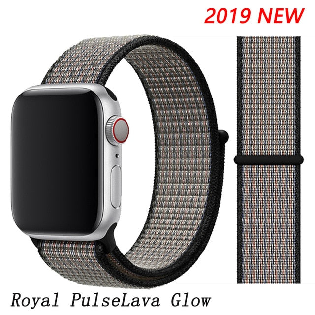 Strap For Apple Watch band 44mm/40mm Sport loop iwatch band 5 42mm 38mm correa pulseira apple watch 5 3 4 band nylon watchband