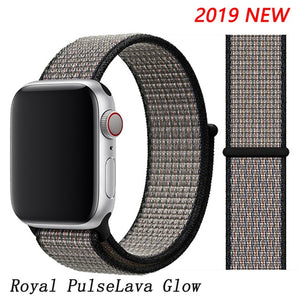 Strap For Apple Watch band 44mm/40mm Sport loop iwatch band 5 42mm 38mm correa pulseira apple watch 5 3 4 band nylon watchband