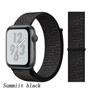 Strap For Apple Watch band 44mm/40mm Sport loop iwatch band 5 42mm 38mm correa pulseira apple watch 5 3 4 band nylon watchband