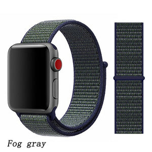 Strap For Apple Watch band 44mm/40mm Sport loop iwatch band 5 42mm 38mm correa pulseira apple watch 5 3 4 band nylon watchband