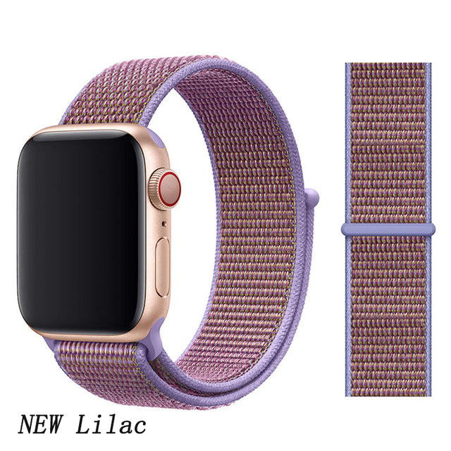 Strap For Apple Watch band 44mm/40mm Sport loop iwatch band 5 42mm 38mm correa pulseira apple watch 5 3 4 band nylon watchband