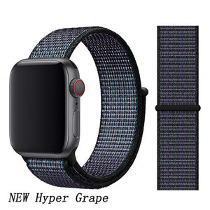 Strap For Apple Watch band 44mm/40mm Sport loop iwatch band 5 42mm 38mm correa pulseira apple watch 5 3 4 band nylon watchband
