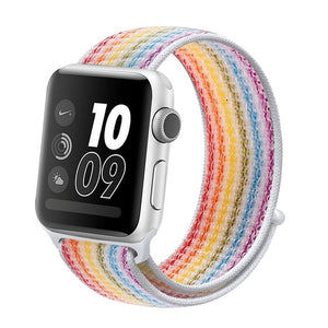 Strap For Apple Watch band 44mm/40mm Sport loop iwatch band 5 42mm 38mm correa pulseira apple watch 5 3 4 band nylon watchband
