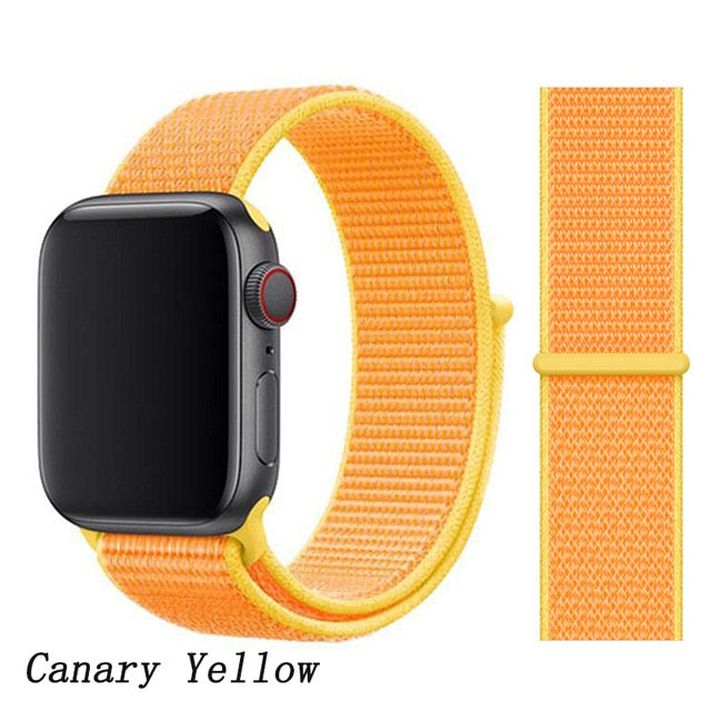 Strap For Apple Watch band 44mm/40mm Sport loop iwatch band 5 42mm 38mm correa pulseira apple watch 5 3 4 band nylon watchband