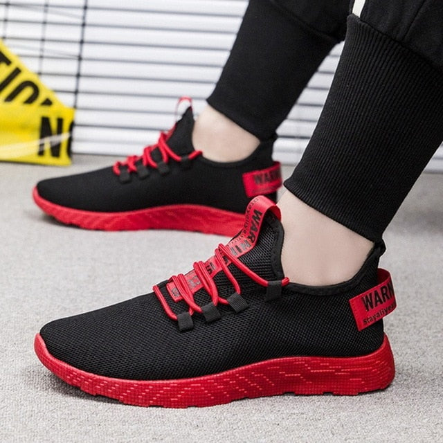 JODIMITTYMen Breathable Sneakers No-slip Men Vulcanize Shoes Male Air Mesh Lace Up Wear-resistant Casual Shoes Tenisb  Masculino