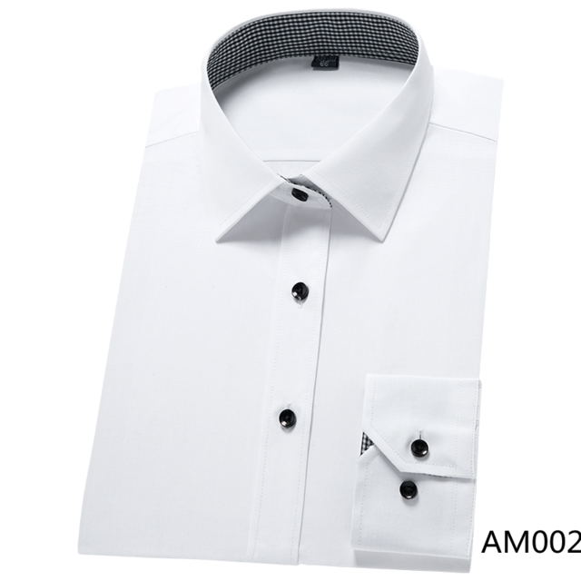 DAVYDAISY Hot Sale High Quality Men Shirt Long Sleeve Twill Solid Causal  Formal Business Shirt Brand Man Dress Shirts DS085