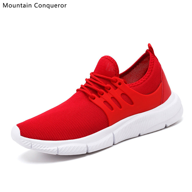 Mountain Conqueror 2019 New Big Size 39-47 Men Casual Shoes Lightweight Breathable Shoes Men Fashion White Sneakers