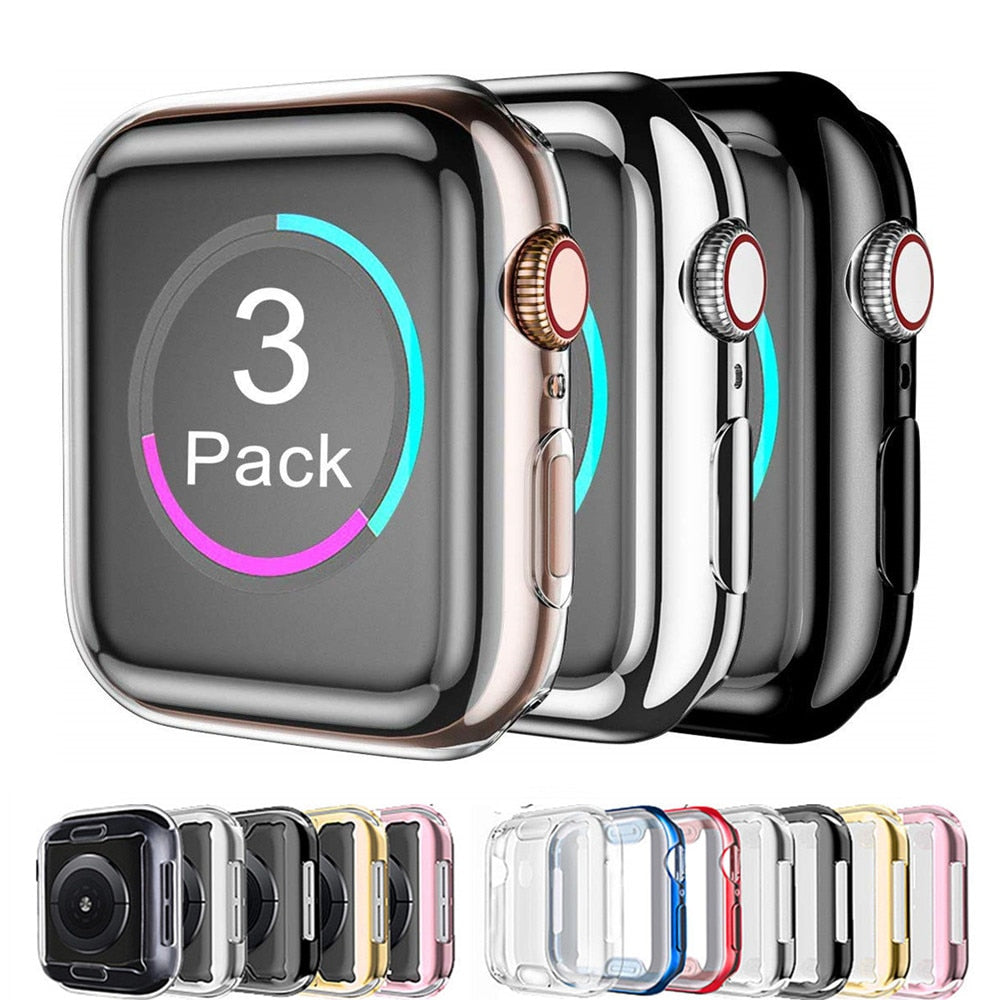 cover case For Apple Watch band apple watch 5 4 3 Case 44mm 40mm strap iwatch band 42mm/38mm screen protector watch Accessories