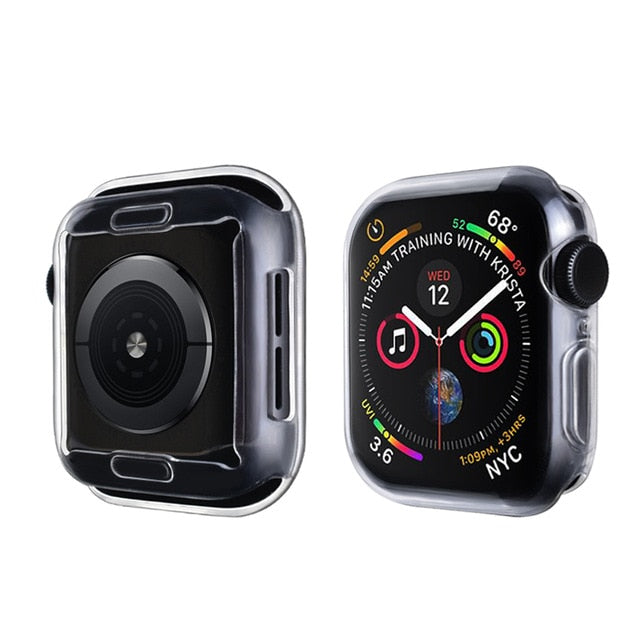cover case For Apple Watch band apple watch 5 4 3 Case 44mm 40mm strap iwatch band 42mm/38mm screen protector watch Accessories