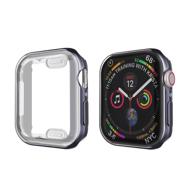 cover case For Apple Watch band apple watch 5 4 3 Case 44mm 40mm strap iwatch band 42mm/38mm screen protector watch Accessories