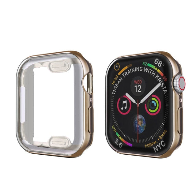 cover case For Apple Watch band apple watch 5 4 3 Case 44mm 40mm strap iwatch band 42mm/38mm screen protector watch Accessories