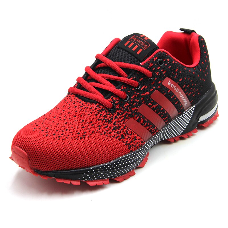 Women Sports Sneakers Shoes 2019 Breathable Flat Casual Shoes Red Lightweight Sneakers Woman Comfortable men Footwear Shoe