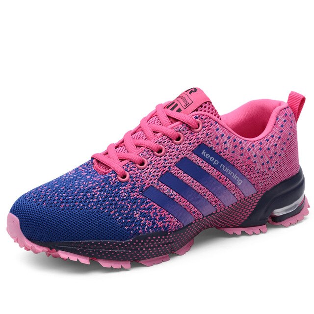 Women Sports Sneakers Shoes 2019 Breathable Flat Casual Shoes Red Lightweight Sneakers Woman Comfortable men Footwear Shoe