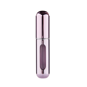 MUB - 5ml Mini Refillable Perfume Spray Bottle Aluminum Spray Atomizer Portable Travel Empty Cosmetic Container Perfume Bottle