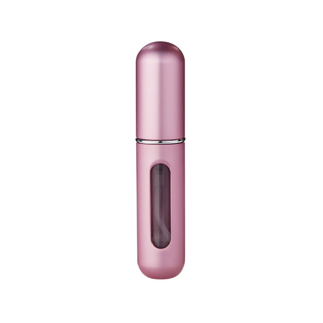MUB - 5ml Mini Refillable Perfume Spray Bottle Aluminum Spray Atomizer Portable Travel Empty Cosmetic Container Perfume Bottle