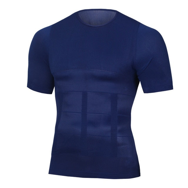 2020 Men Body Shapers Tight Skinny Sleeveless Shirt Fitness Elastic Beauty Abdomen Tank Tops Shape Vests Slimming Boobs Gym Vest