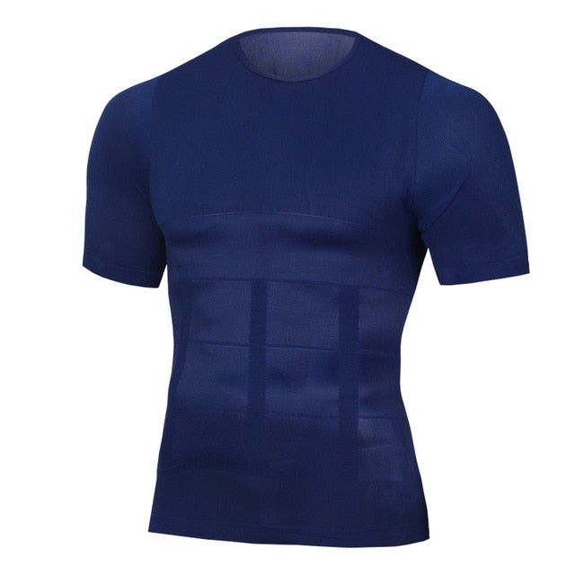 2020 Men Body Shapers Tight Skinny Sleeveless Shirt Fitness Elastic Beauty Abdomen Tank Tops Shape Vests Slimming Boobs Gym Vest