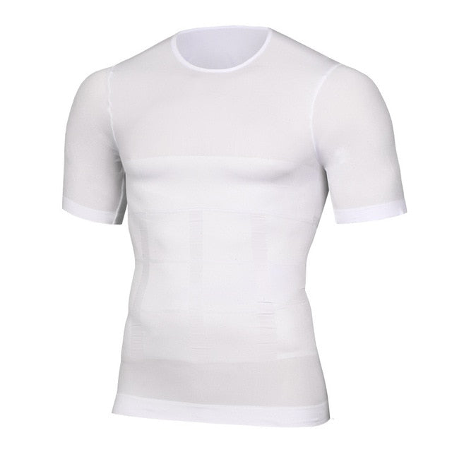 2020 Men Body Shapers Tight Skinny Sleeveless Shirt Fitness Elastic Beauty Abdomen Tank Tops Shape Vests Slimming Boobs Gym Vest