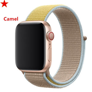 Strap For Apple Watch band sport loop apple watch 5 4 3 band 44mm 40mm iwatch 5 4 42mm  38mm correa Nylon bracelet pulseira nato