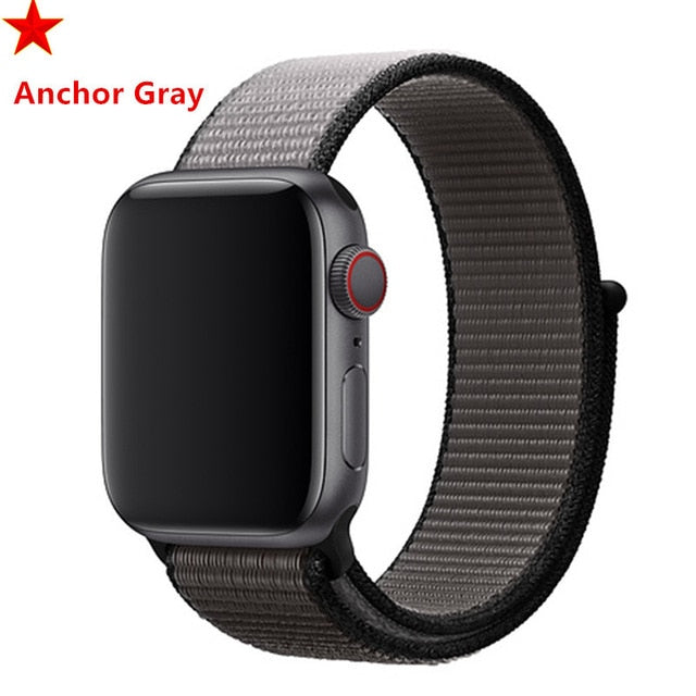 Strap For Apple Watch band sport loop apple watch 5 4 3 band 44mm 40mm iwatch 5 4 42mm  38mm correa Nylon bracelet pulseira nato