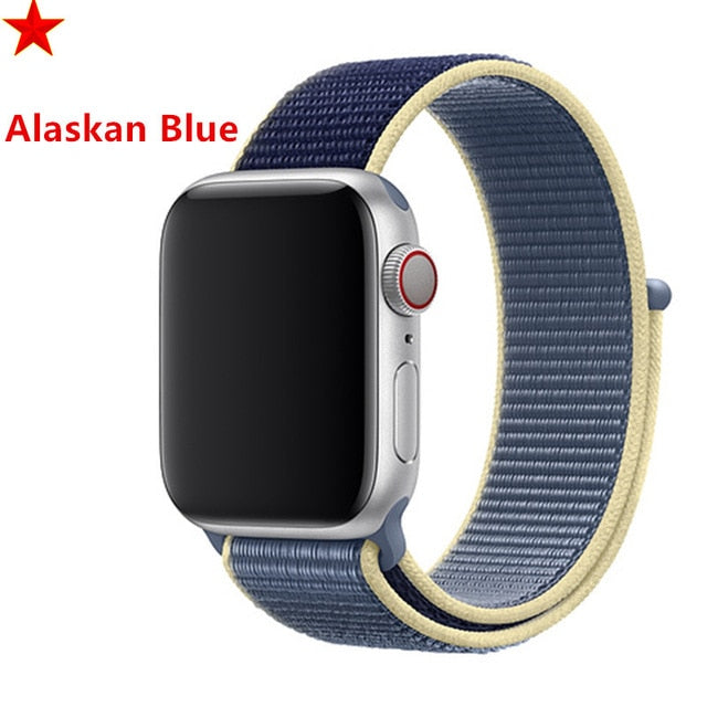 Strap For Apple Watch band sport loop apple watch 5 4 3 band 44mm 40mm iwatch 5 4 42mm  38mm correa Nylon bracelet pulseira nato