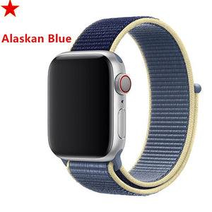 Strap For Apple Watch band sport loop apple watch 5 4 3 band 44mm 40mm iwatch 5 4 42mm  38mm correa Nylon bracelet pulseira nato