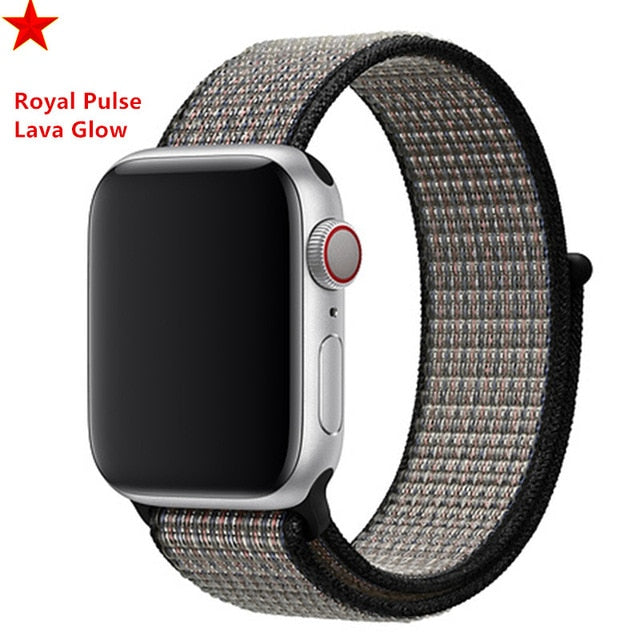 Strap For Apple Watch band sport loop apple watch 5 4 3 band 44mm 40mm iwatch 5 4 42mm  38mm correa Nylon bracelet pulseira nato