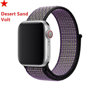 Strap For Apple Watch band sport loop apple watch 5 4 3 band 44mm 40mm iwatch 5 4 42mm  38mm correa Nylon bracelet pulseira nato